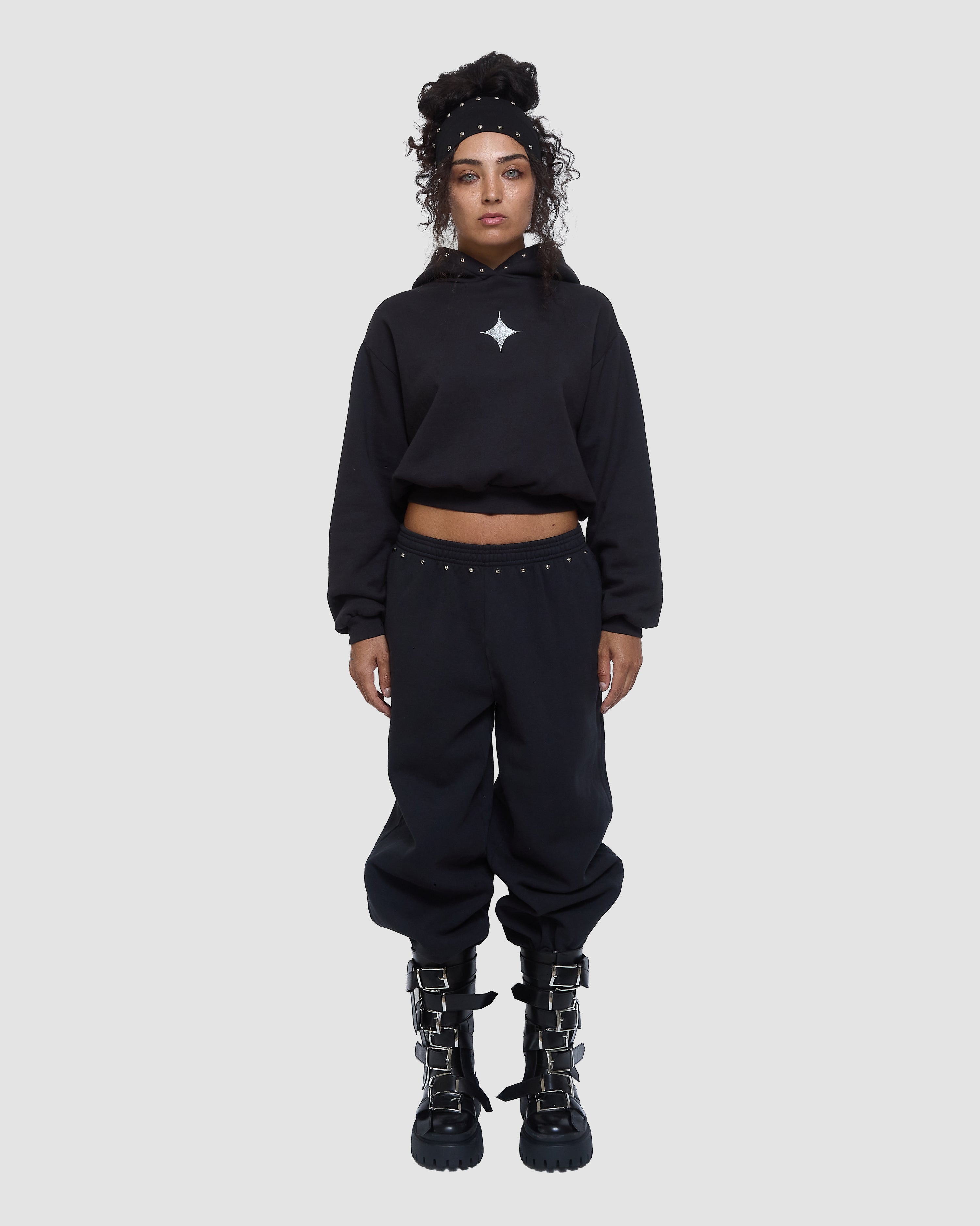 Halo Cropped Hoodie